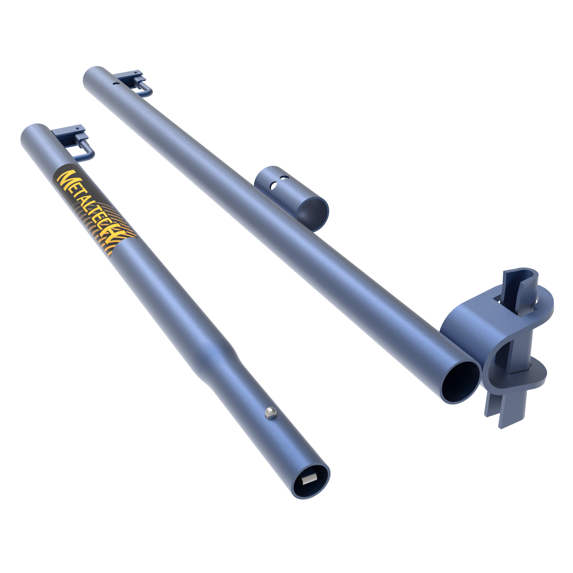 Metaltech, SECTIONAL GUARDRAIL POST, Model# M-MGPUSLJP